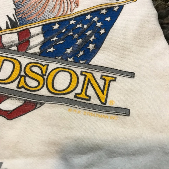 VTG ‘83 HARLEY-DAVIDSON American Pride AR Tanktop - Picture 3 of 6